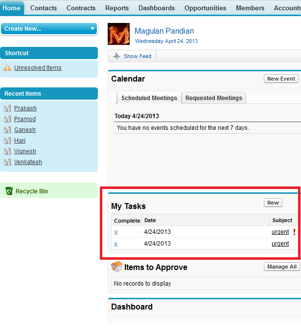 Where To View Assigned Tasks In Salesforce InfallibleTechie