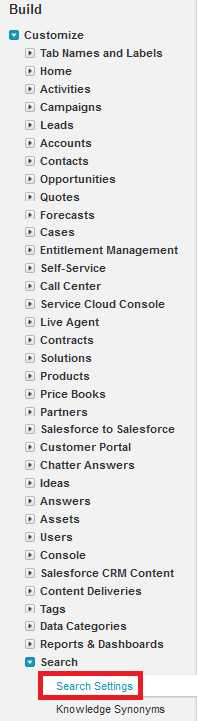 How To Customize Search Settings In Salesforce InfallibleTechie