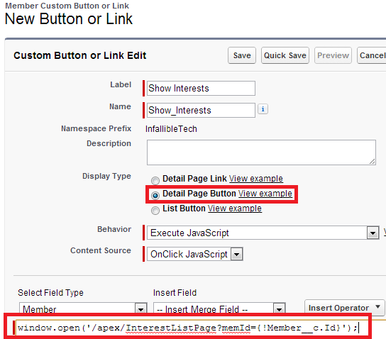How To Open Child Records List From Custom Button On Parent Object InfallibleTechie