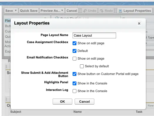 assign using active assignment rule checkbox not visible