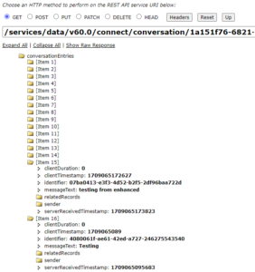 How to get Conversation Entries for Salesforce Enhanced Channels ...