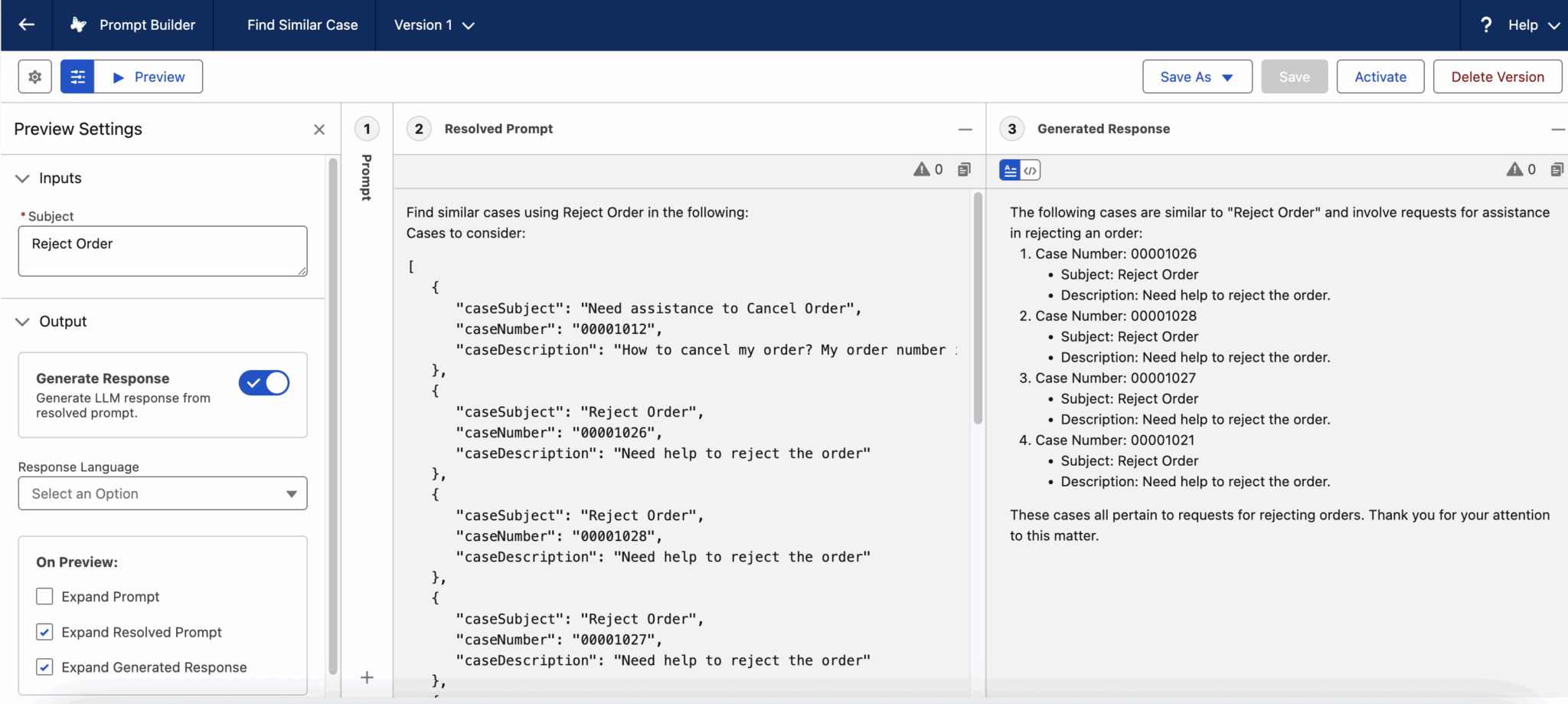Pass list of records from Salesforce Flow to Prompt Template ...
