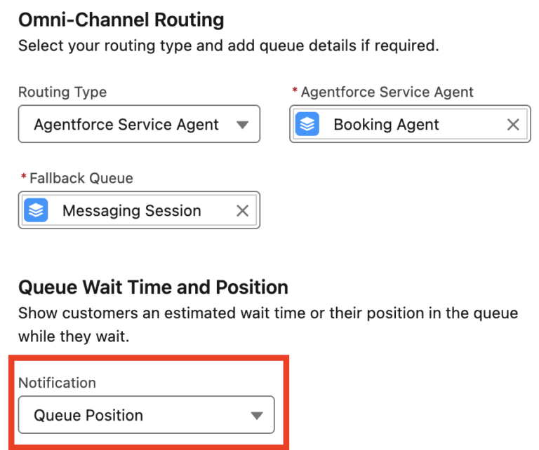 Salesforce Enhanced Chat Queue position configuration – InfallibleTechie